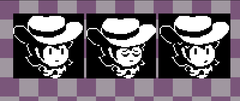 IamDoru1's tweet image. working on updating my outdated clover dialogue sprites, trying to stylize 'em as little as possible to be accurate to in-game

any expression ideas would be welcome

#undertaleyellow #cloveruty