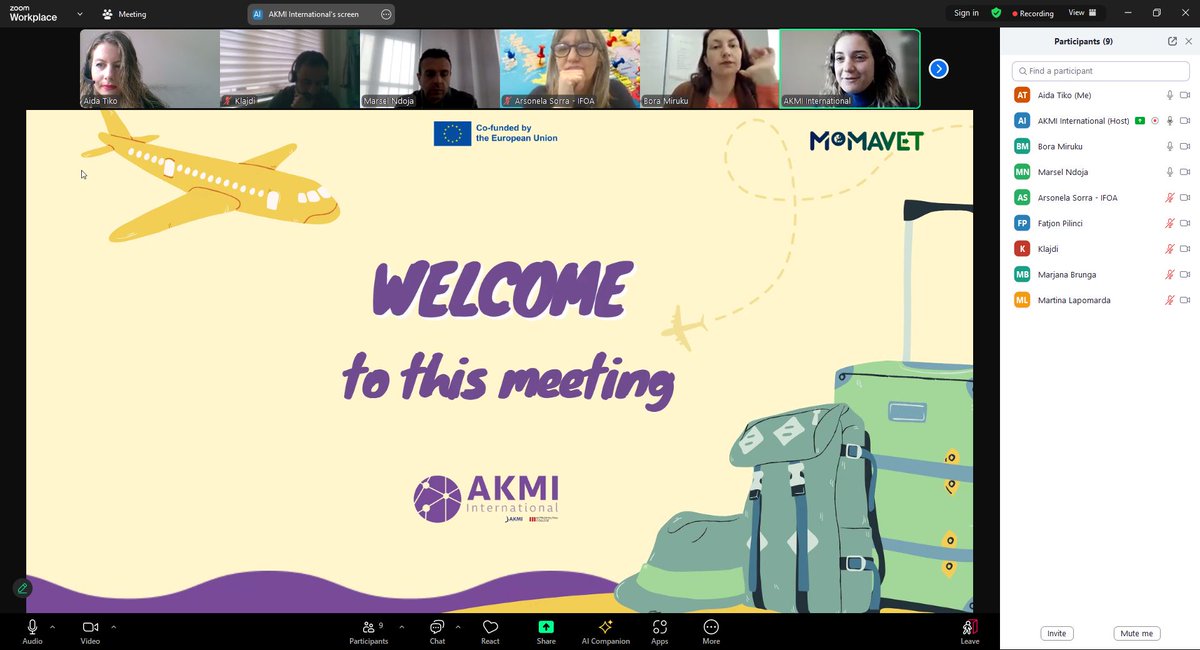 MomaVet's tweet image. 📢 Roundi i 4-të dhe i 5-të i Mobilitetit – Udhëtimi MoMaVET vazhdon! 
Përgatitjet janë në kulmin e tyre për Roundin e 4 dhe të 5 të Mobilitetit në kuadër të projektit MoMaVET! #VETMobility #InternationalLearning #StudentExchange #EUVET #FutureSkills