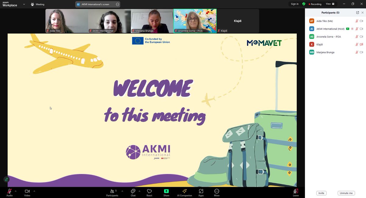 MomaVet's tweet image. 📢 Roundi i 4-të dhe i 5-të i Mobilitetit – Udhëtimi MoMaVET vazhdon! 
Përgatitjet janë në kulmin e tyre për Roundin e 4 dhe të 5 të Mobilitetit në kuadër të projektit MoMaVET! #VETMobility #InternationalLearning #StudentExchange #EUVET #FutureSkills