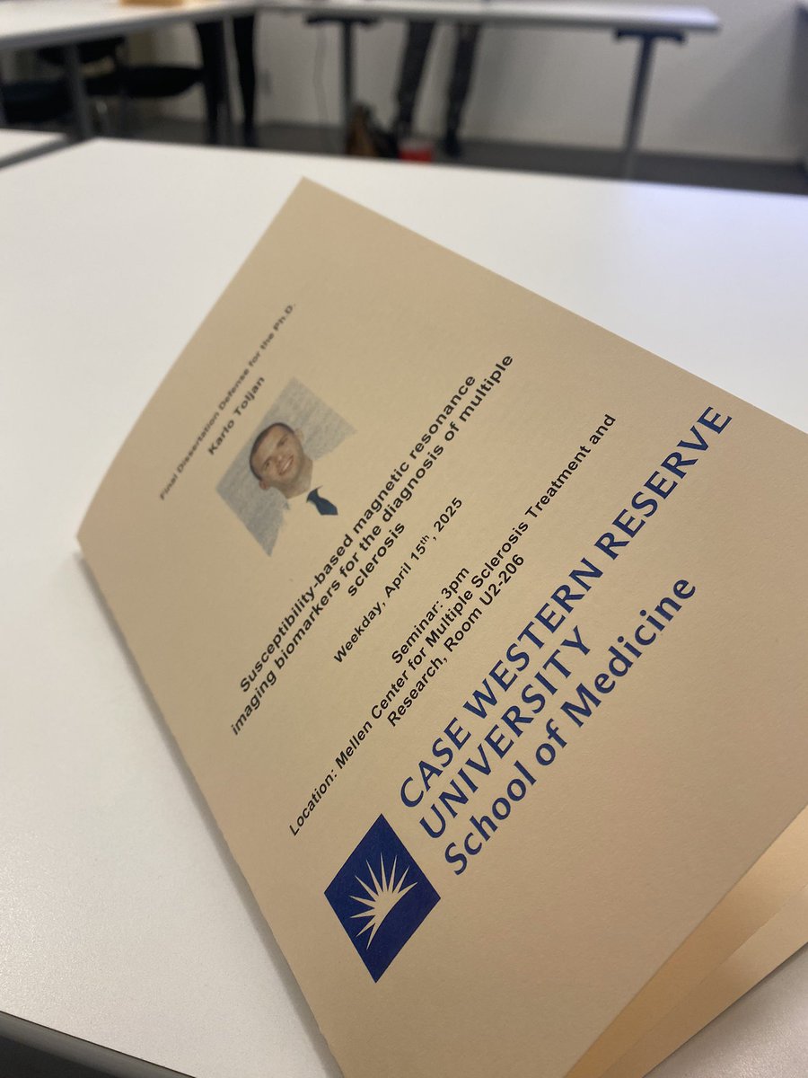 DanOntaneda's tweet photo. Congratulations to @Karl0CB for a successful defense of his PhD. An honor to be his advisor. Getting a PhD in Residency and Fellowship is no small feat 5 papers will come from his thesis. Important work that helped get CVS in DXcriteria @ClevelandClinic @BlakeBuletko @CLENeurons https://t.co/qtoSk1LE5f
