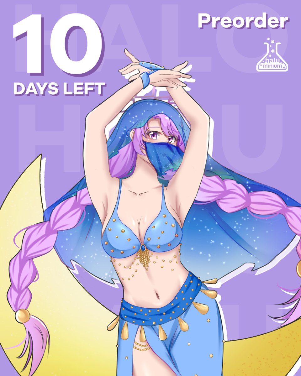 10 DAYS LEFT UNTIL THE PREORDER CLOSED
Please finish your order to obtain preorder-only bonus.

PREORDER (INDO): forms.gle/aQMbaZwMVnhhDw…
PREORDER (INTER): forms.gle/BWfsRVzJoEiEfu…

Alumina Héroult belly dancer version by <a href="/Deysnutz23/">Deysnutz - Open Commision</a>