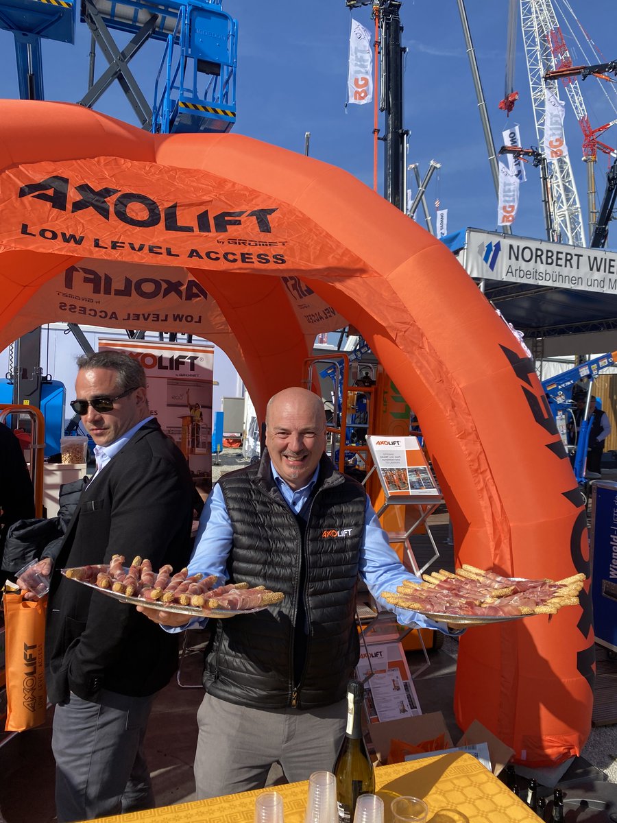 AxoLiftOfficial's tweet image. BAUMA WAS A GREAT SUCCESS FOR AXOLIFT!!🍾💪
We are thrilled to share that our participation in BAUMA exceeded all expectations! 

See you next time!😉
#AXOLIFT #BAUMA #LOWLEVELACCESS #SUCCESS #COSTRUCTION #SAFETY