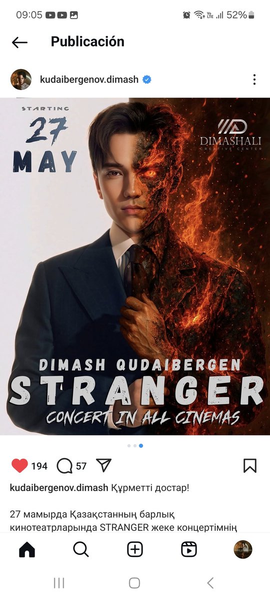 IsabelOtrola1's tweet photo. @dimash_official ÉXITO!!!, con este  nuevo  nivel de difusión de tu trabajo, cariño. 🔝🔝🔝
STRANGER 🔥 🔥 🔥...FOREVER 
I ❤️ YOU DIMASH https://t.co/DkBDxwuX4t