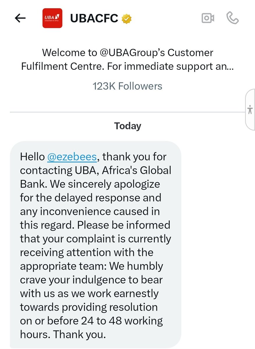 ezebees's tweet photo. What sort of response is this ? I just complained to you that ur bank has taken more than a month to reactivate my dormant account. Now you still expect me to wait another 48hrs without no reasonable explanation why my account remains dormant. https://t.co/N39ibB5RVt