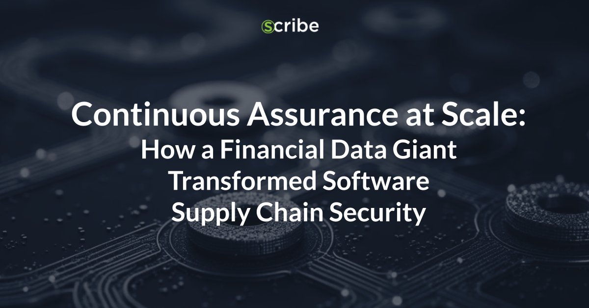 Scribe Security tweet media