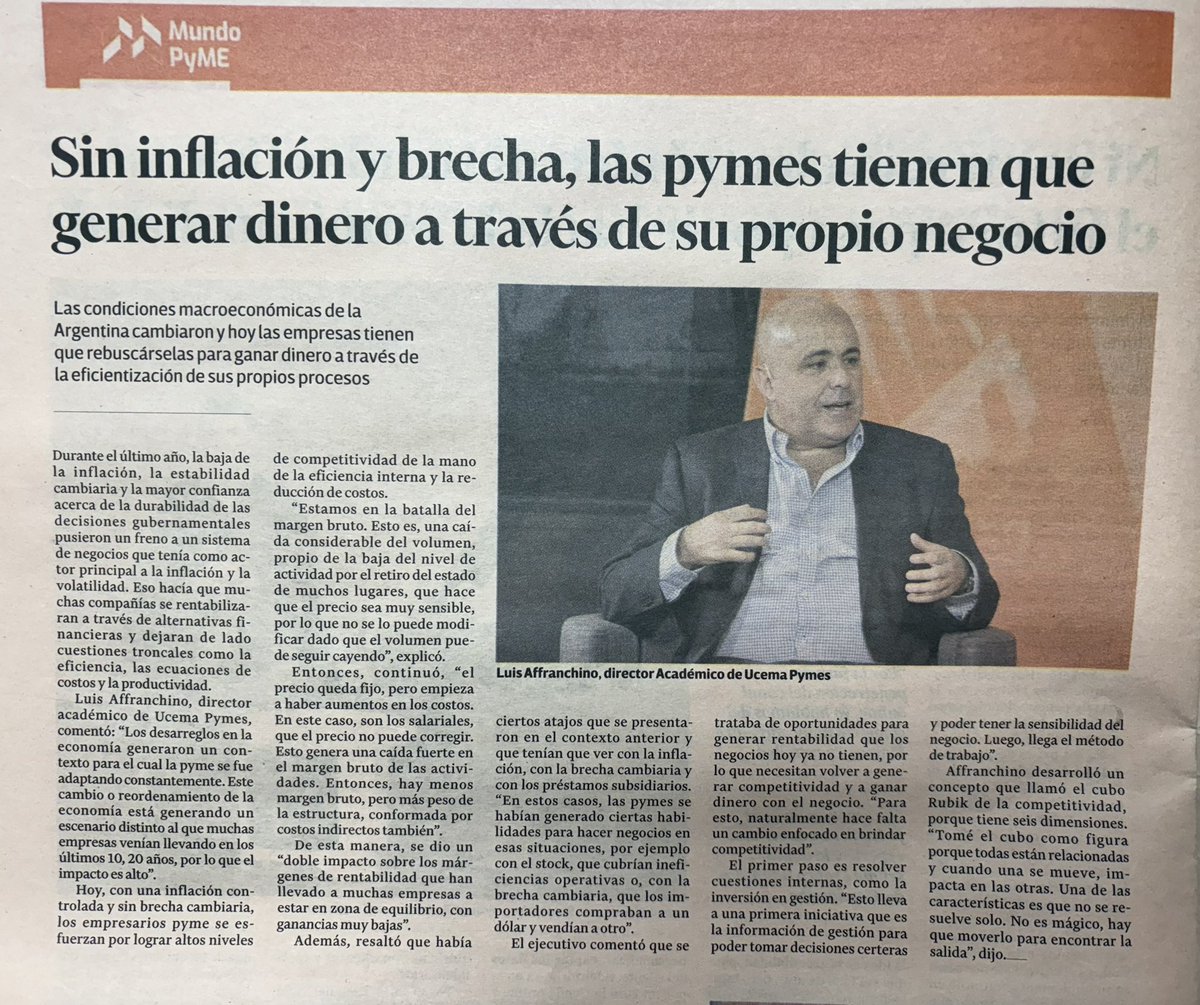 Ganar dinero a través del propio negocio. Quien lo hubiera dicho!