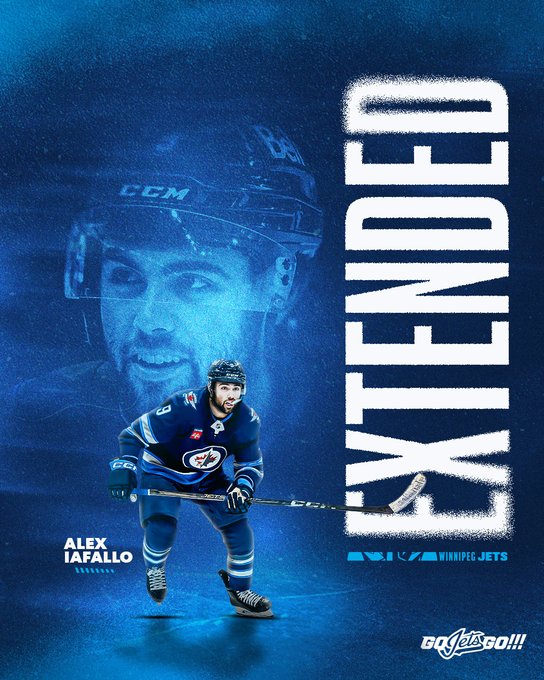 We have agreed to terms with forward Alex Iafallo on a three-year contract extension with an average annual value of $3,666,666. The contract extension will begin in the 2025-26 season.