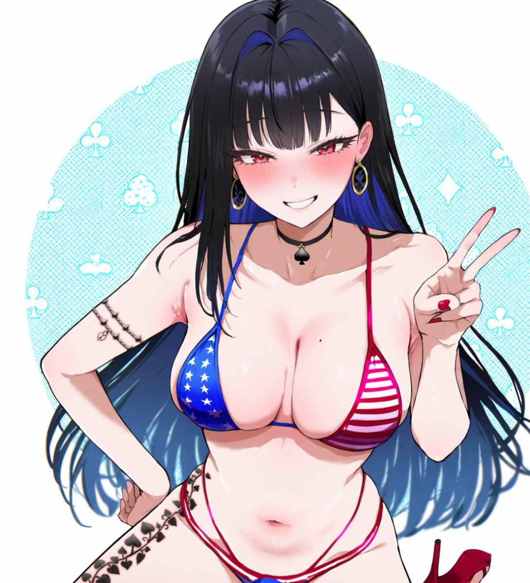 GoonetteAI_'s tweet photo. ♠️ QOS Gals ♠️ | GoonetteAI_  - Follow me on #pixiv  |https://t.co/gQFj4B0bc8  #AIart #nsfwtwtًً #hentai #qos #blackedً  #bikini #OC   |Chudai https://t.co/6dR2PLOpH8