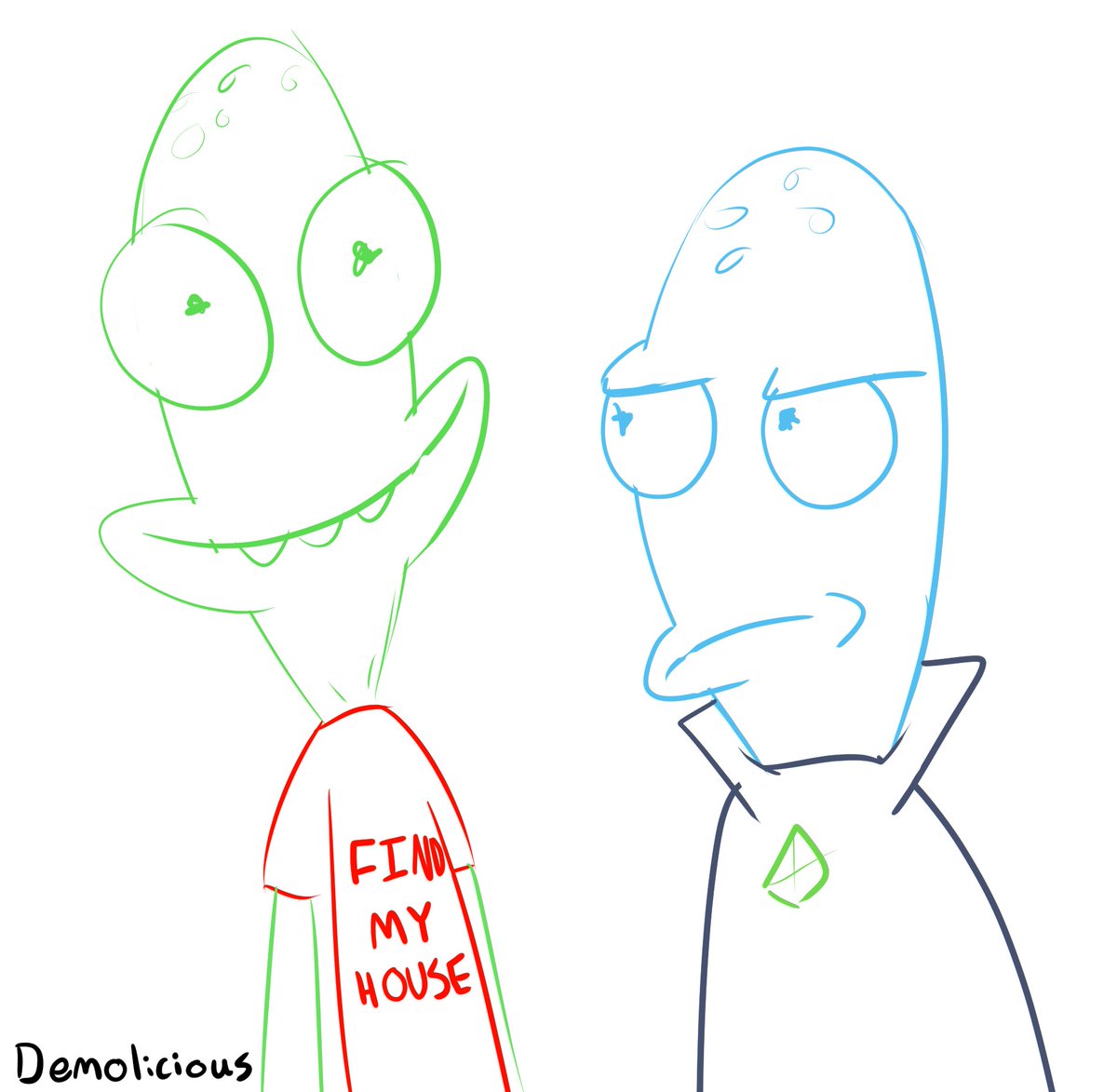 DemoliciousART's tweet photo. I did a doodle #SolarOpposites #SolarOppositesterry #SolarOppositeskorvo #korvo #terry #tervo #art #doodle #silly #terryopposites #korvoopposites #funny #hulu https://t.co/yauFjejSjJ
