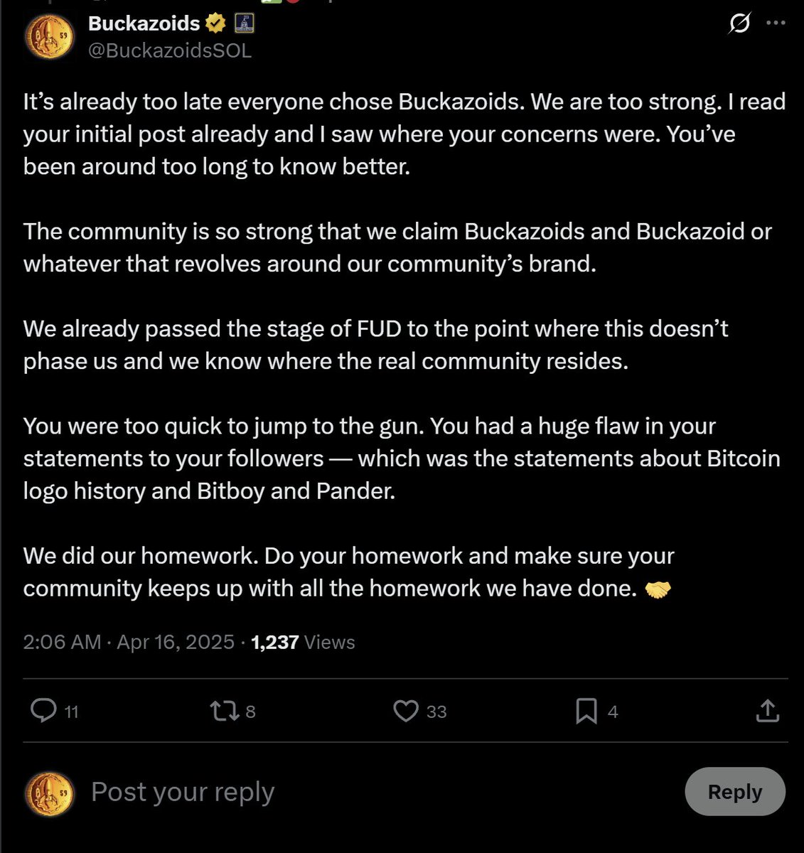 BuckazoidToken's tweet photo. The team at @BuckazoidsSOL knows that the real name of the Space Quest IV token is named #Buckazoid, but their lust for power and riches makes them believe that provenance is irrelevant and that the name itself doesn't matter.

#Buckazoids better #DYOR.

https://t.co/kCwgSiHZBP https://t.co/4y9fWaFiZr