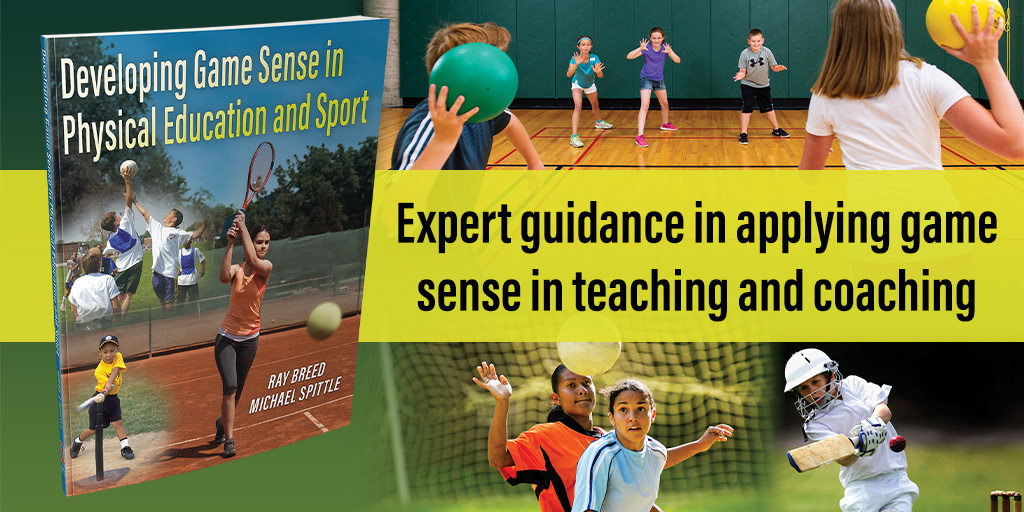 Developing Game Sense in Physical Education and Sport provides coaches and teachers with practical instructions to help learners develop the skills and understanding they need to effectively play games and sports. 👉 ecs.page.link/R8wpc  <a href="/PE_Coaching/">Ray Breed</a> <a href="/MichaelSpittle/">Michael Spittle</a> #physed