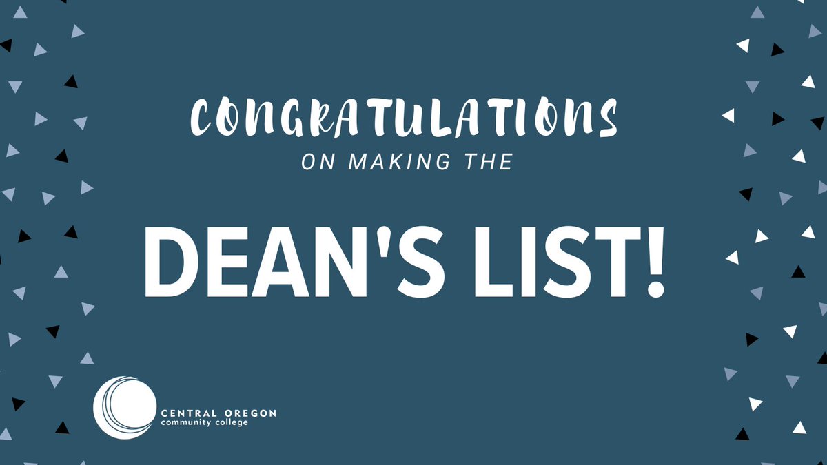 The Winter term Dean's List has been announced! Congratulations to all of these amazing Bobcats!

cocc.edu/departments/ad…
