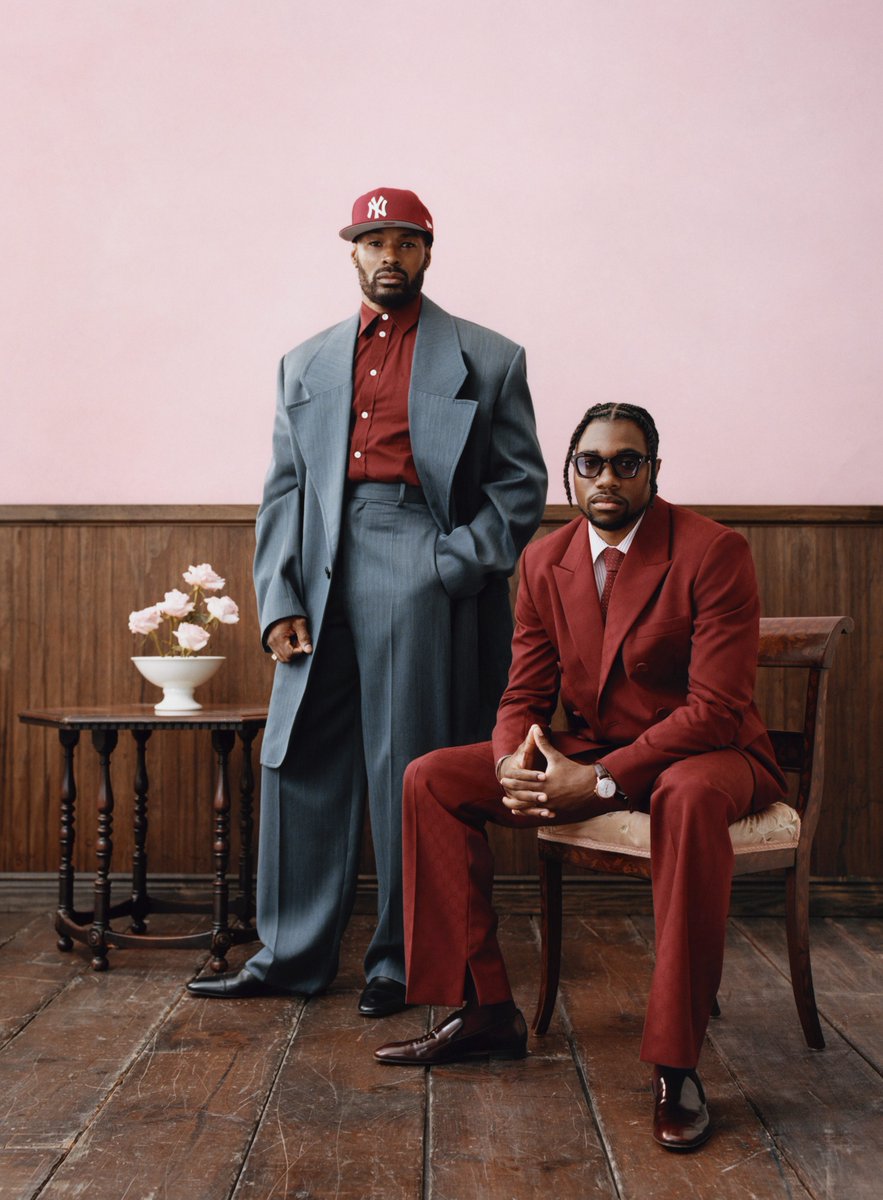 GQMagazine's tweet image. Jerry Lorenzo, Lakeith Stanfield, Ayo Edebiri, Tyson Beckford, Noah Lyles, Yara Shahidi, and Aaron Pierre, shot by Tyler Mitchell and styled by Law Roach for Vogue x GQ gq.visitlink.me/oBaD1r