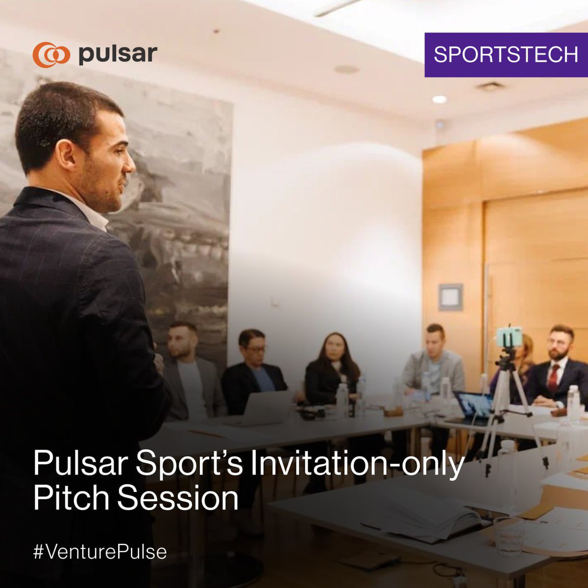 While the session is closed to the public, we’ll be sharing key takeaways and insights across our channels.

Stay tuned for updates and follow us to see how the next wave of Sportstech innovation is shaping the future!

#Sportstech #PulsarSport #Innovation #Startups