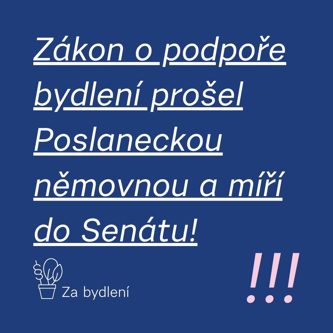 Poslanci a poslankyně dnes ve třetím čtení schválili Zákon o podpoře bydlení!

Je to dobrá zpráva pro Českou republiku i pro lidi v bytové nouzi.

Více se dočtete v tiskové zprávě: 1url.cz/@zakonprosel