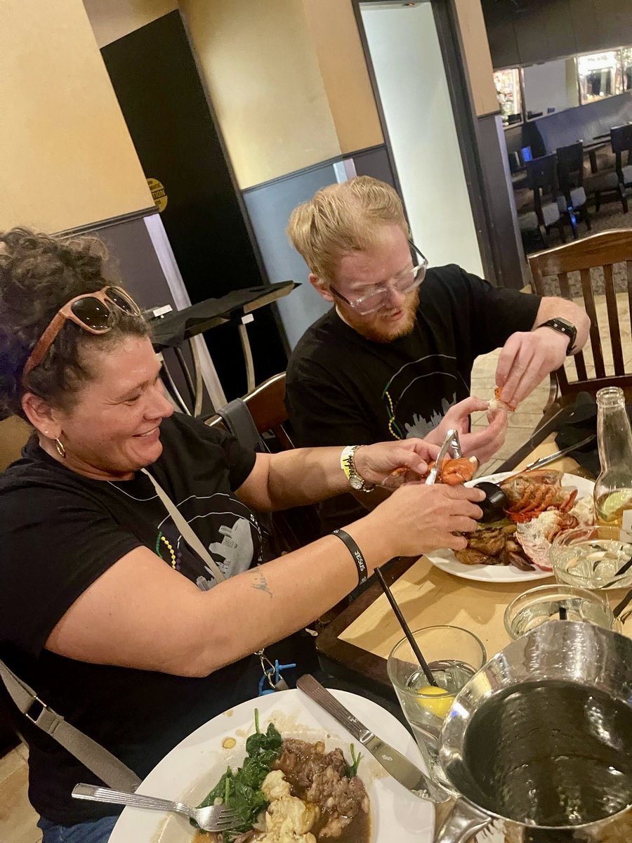 THEInitiativeTN's tweet photo. Snaps from NOLA! Last week at #NCHEP2025, THEI staff and alumni captured some powerful moments—from presenting and tabling to sharing meals, laughs, and deep community with HEP partners from across the country. More reflections and photos from our time at NCHEP coming soon! https://t.co/5bjZRMzuUQ