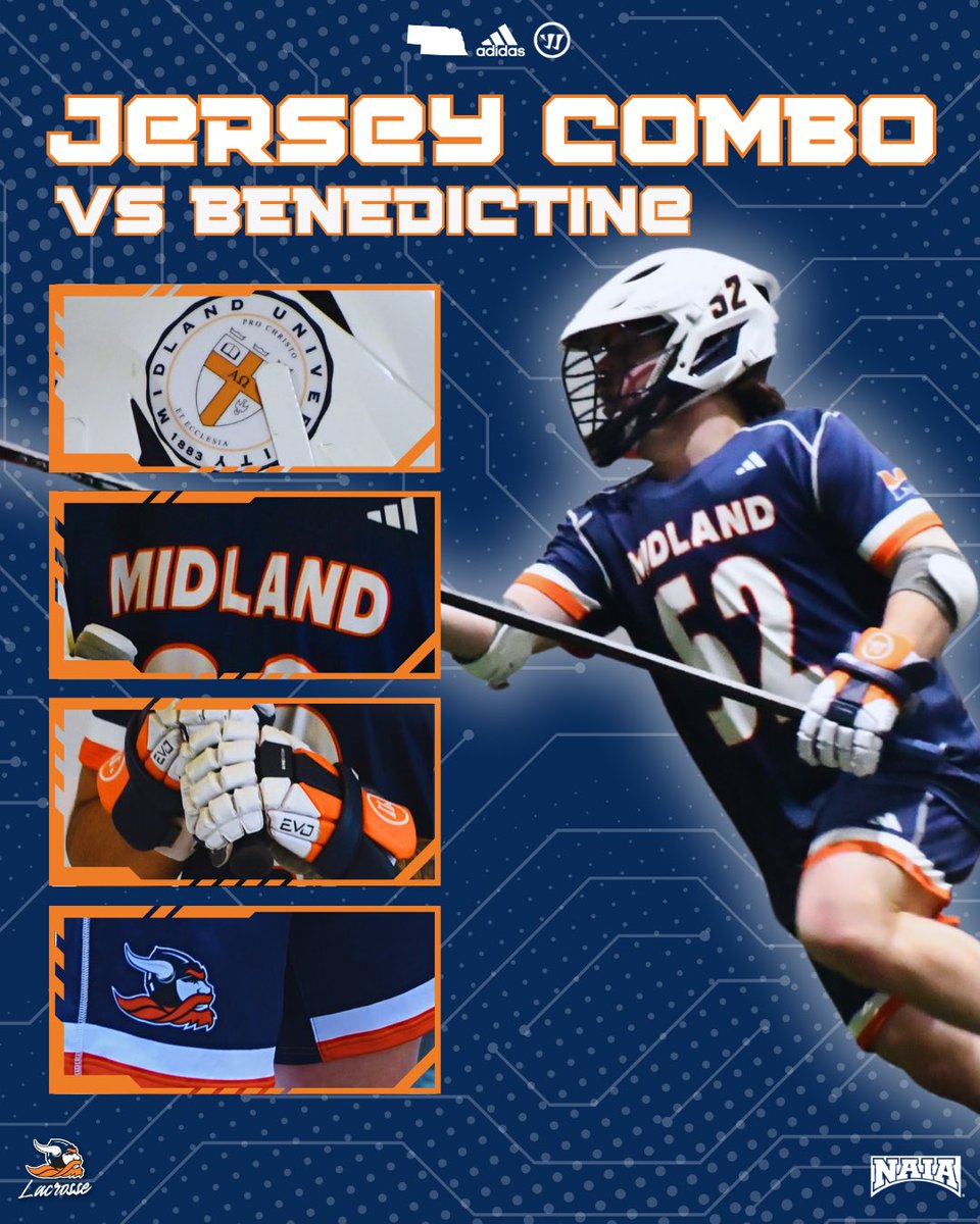 🤘SENIOR NIGHT🤘

🆚 Benedictine
🕖 6:00 pm
🌆 Fremont, NE
📍Heedum Field
🖥️ Live stream - tinyurl.com/MidlandUMlax

#OneTen #HornsUp #WarriorNation