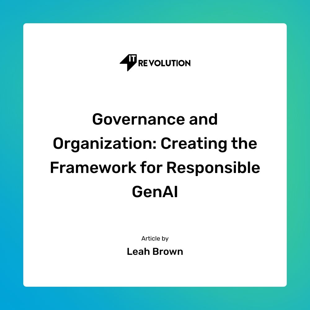 ITRevBooks's tweet image. Adobe&apos;s &apos;A through F&apos; framework creates a common language for evaluating AI initiatives. Learn how they document team purpose, user access, data handling, and tech stack in our governance deep dive. #EnterpriseAI #AIFramework 

itrev.io/43CS6US