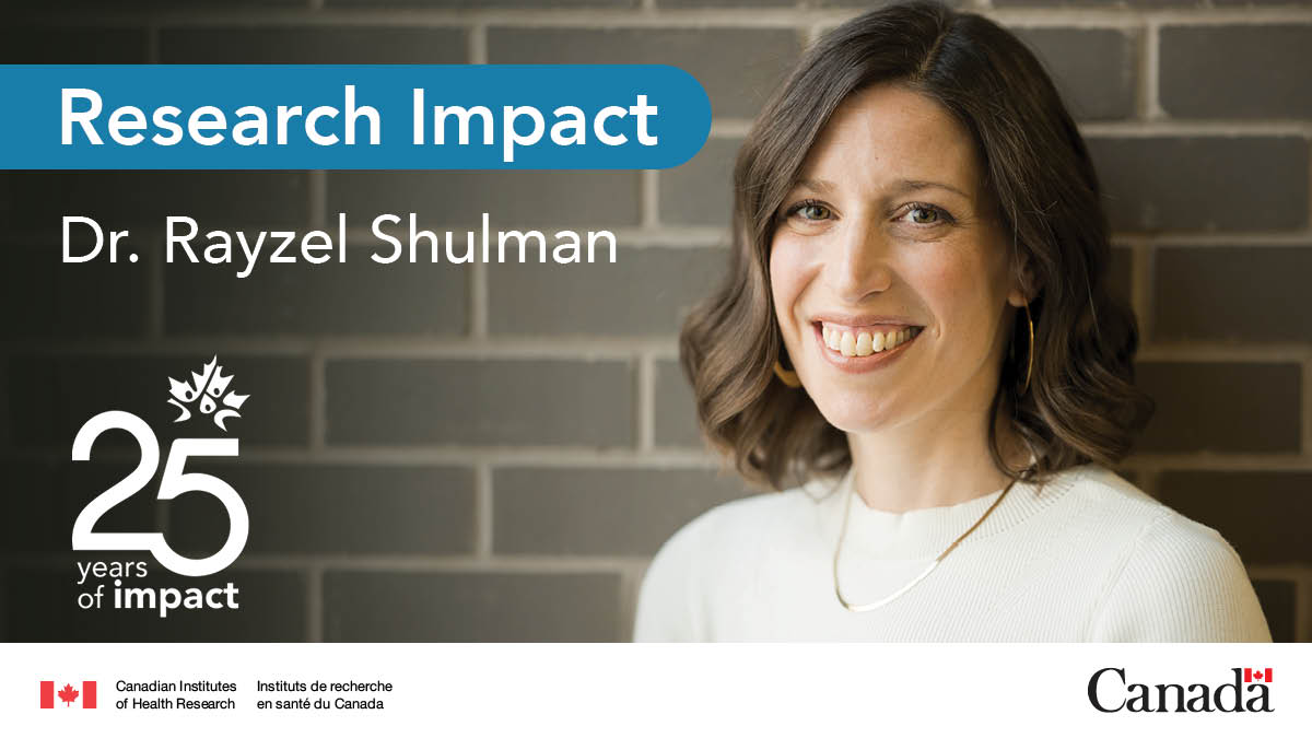 Transitioning to adult care can be overwhelming for teens with #Type1Diabetes.

That’s why Dr. Rayzel Shulman and team developed Keeping in Touch, a program that provides text reminders, health tips, and AI-powered answers to help them manage their care.

cihr-irsc.gc.ca/e/54211.html?h…