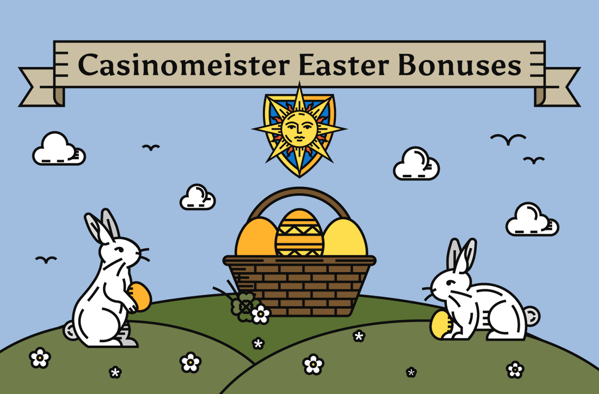 Casinomeister's tweet image. #Casinomeister has created a new Easter Casino Bonuses page for our visitors. We felt a  page was needed to round up all the best #bonuses, #promotions, and offers  that come out over this festive period. casinomeister.com/casino-bonuses… 18+ Gamble Responsibly begambleaware.org