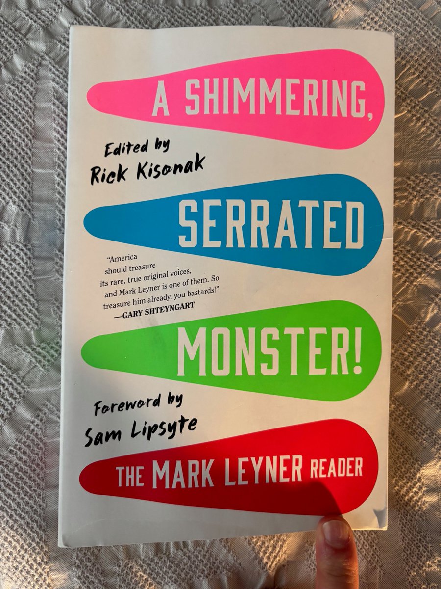 michaelbsacks's tweet photo. If there's a funnier writer than @LeynerMark, please let me know. It's like a higher life force level of intelligence.

@RickKisonak 
@backbaybooks https://t.co/vjxFzCIEAJ
