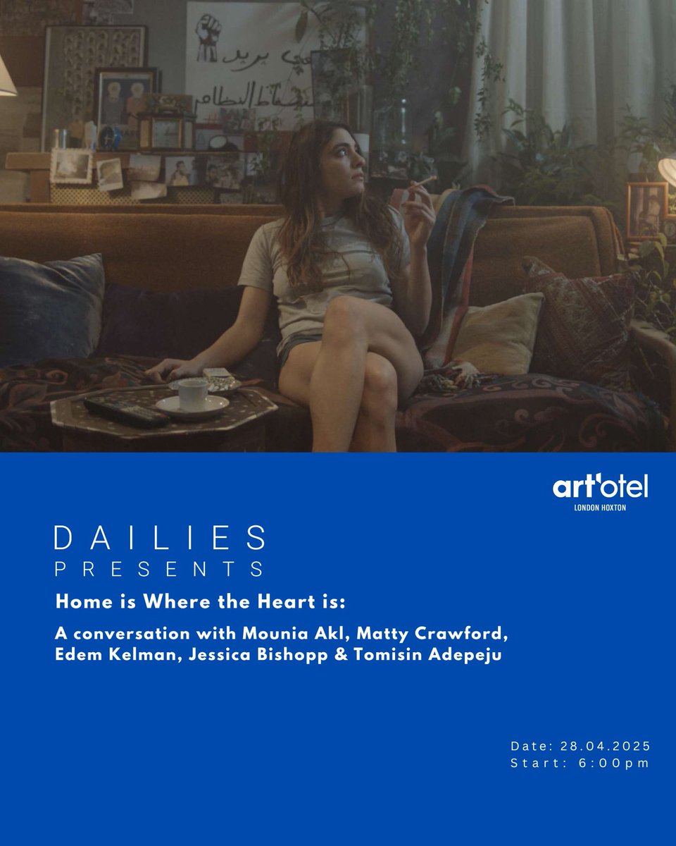 We’re back on April 28th with another selection of beautifully crafted shorts that interrogate the complex nature of home and the familial and complex ties that shapes our attachment to it.

Limited tickets for this one! 

🎟️: dailiesfilm.com/dailiescreenin…