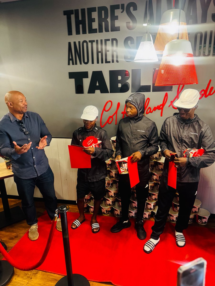 Djkarri__'s tweet photo. Thank you for all the donations and efforts from the nation, they well received by the boys and they  are grateful. The Boys Are Officiallly KFC ambassadors. 

We are officially moving to long term plans for the boys such Mercedes Benz SA & Raleigh SA etc.

We are KarriNation 💯 #karrination #gautabmx #kfcbottomlessbuckets