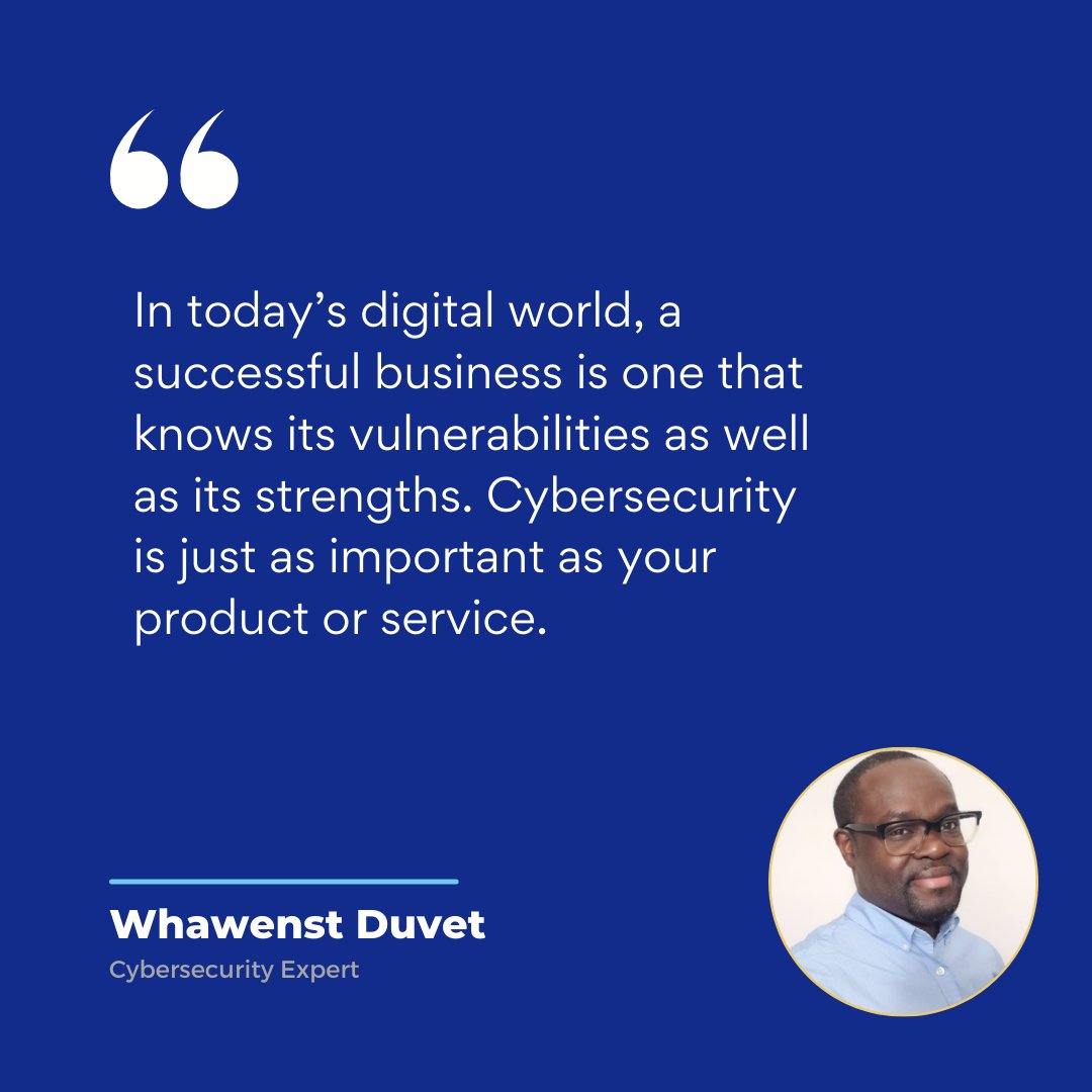 MrWDuvet's tweet photo. Cybersecurity = growth protection. 🚪🔐 You wouldn’t leave your door wide open, so don’t do it online either!

What’s your first step to keeping your business safe? Let’s chat! 👇 
#CyberSecurity #OnlineSafety #ProtectYourBusiness #Onetech360 https://t.co/O9m1G2k6T3