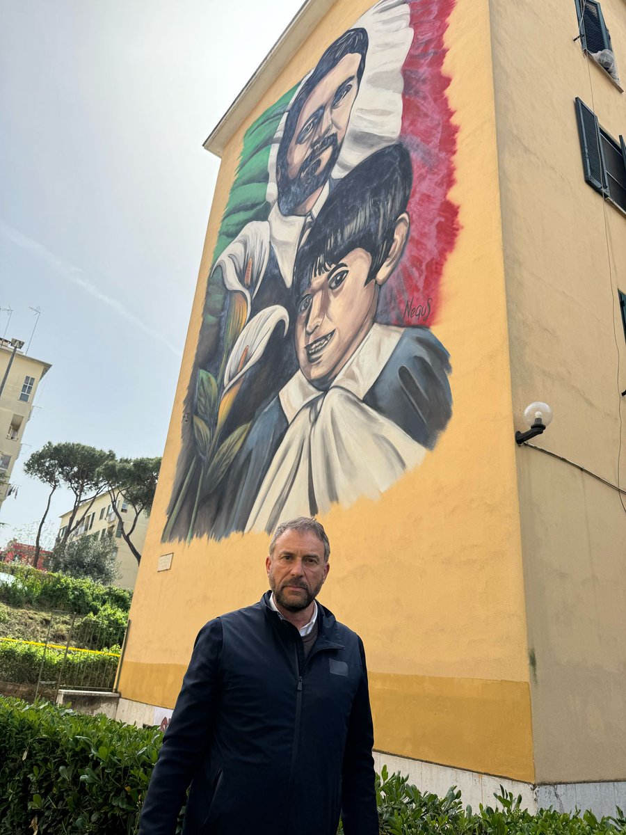 GianniniDanRoma's tweet photo. Mancò la giustizia, non mancherà mai il ricordo. In alto i cuori!
Stefano e Virgilio presenti 
#Mattei https://t.co/nLzILTwlxQ
