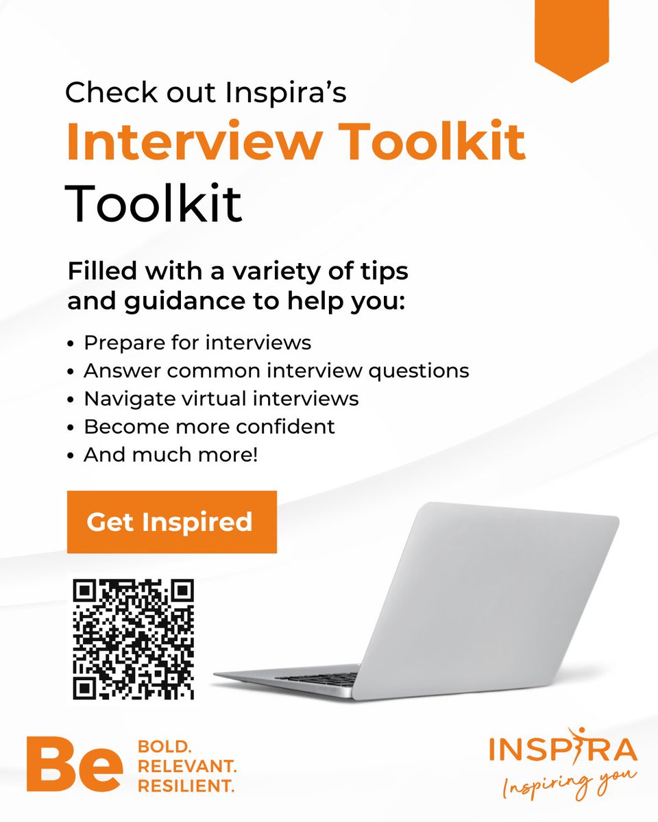 Got an interview coming up? Don’t stress - we’ve got you covered! 💼

Check out Inspira's Interview Toolkit for top tips, common questions, and expert advice to help you feel more confident and prepared. 

👉inspira.org.uk/inspira-interv…

#InterviewTips #CareerSupport #JobReady
