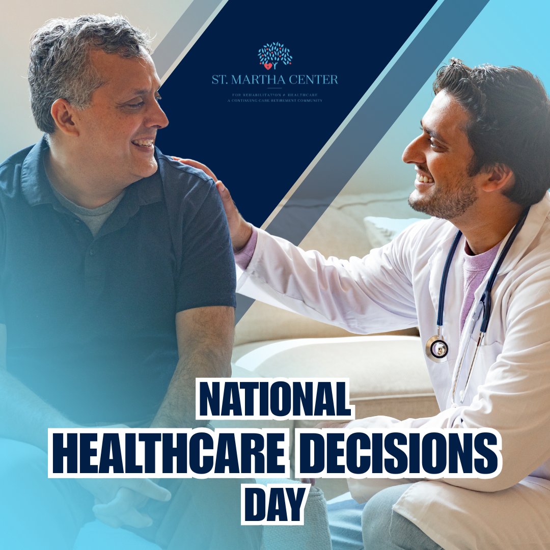 stmarthactr's tweet photo. 🏥 Plan today for peace of mind tomorrow! National Healthcare Decisions Day reminds us of the importance of making informed choices about our healthcare. 💙 ✨
#NHDD #HealthcareDecisions #PlanAhead #PeaceOfMind #YourHealthYourChoice https://t.co/BX4DRmj0nb