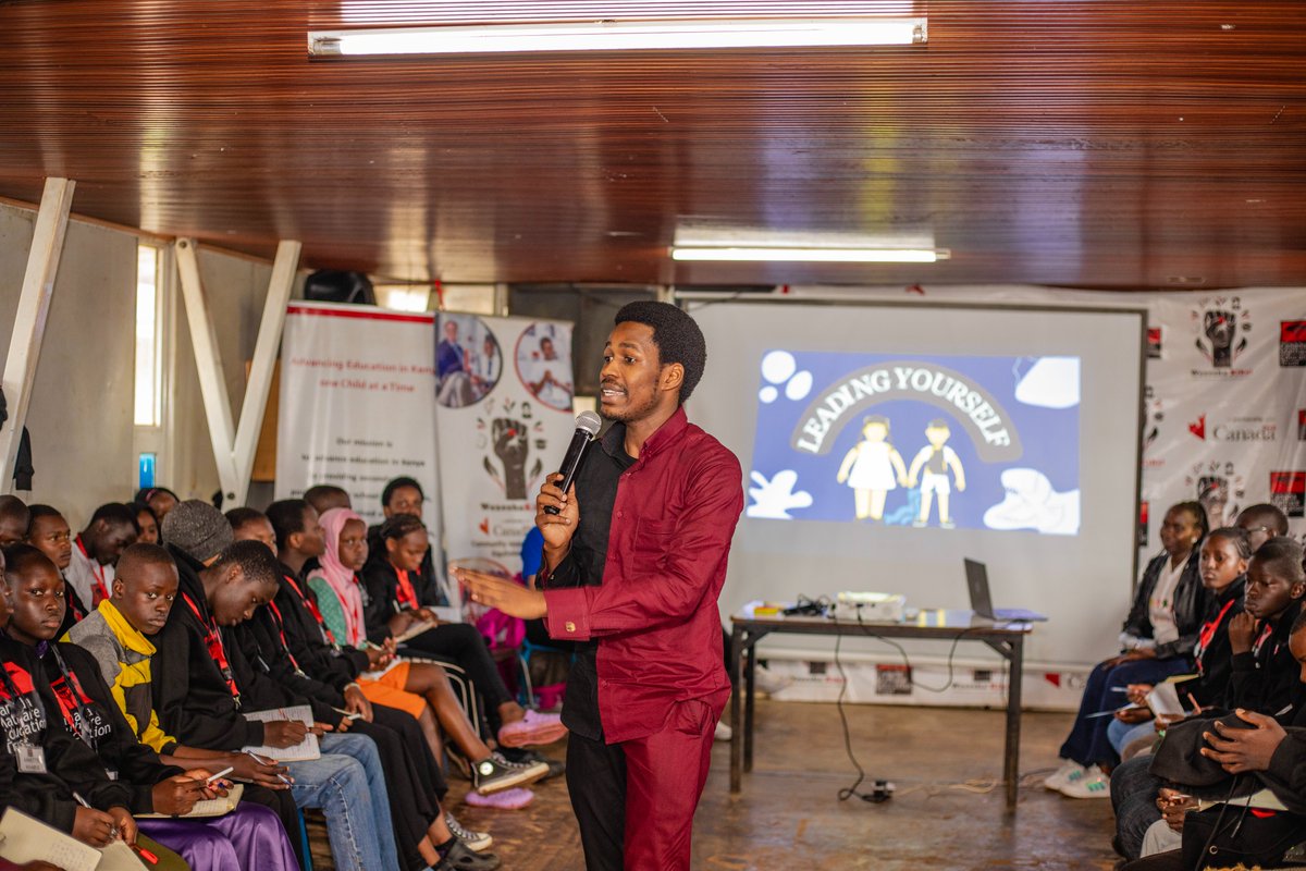 CarolineKemei5's tweet photo. Leadership starts with a thought and a willingness to serve. On April 10, Joe Luchiri and I trained 115 youth leaders (aged 13–19) at @CMETrust  in Mathare. My biggest takeaway? Lead yourself the way you’d lead others-with authenticity.
Thank you @elfafrica1 ! 💫
#YouthLeadership https://t.co/F6L3GVoT1C