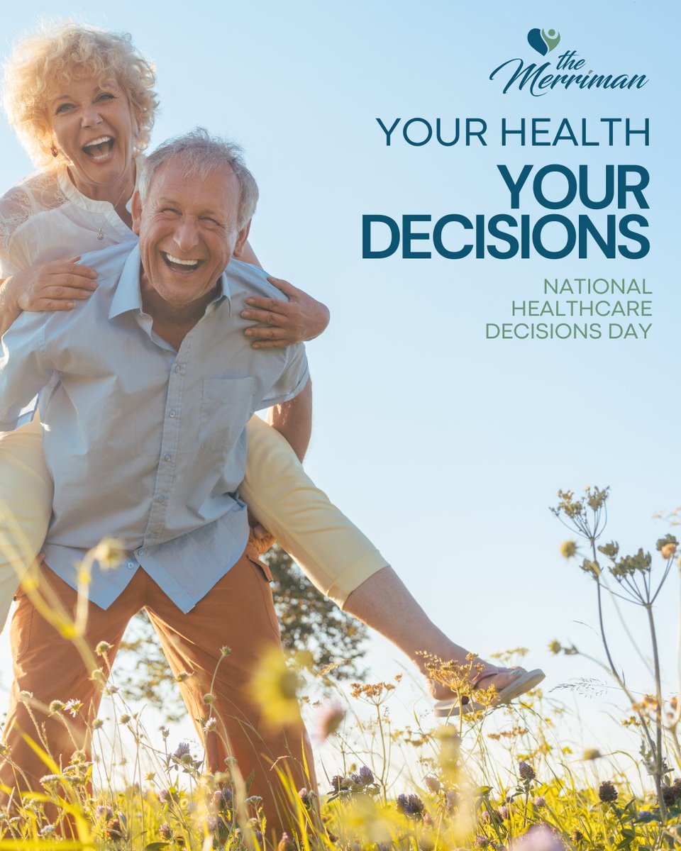 TheMerriman1's tweet photo. Your health, your choice. 🏥 Have you made your healthcare wishes known? National Healthcare Decisions Day is the perfect reminder to plan ahead.

#TheMerriman #PlanAhead #HealthMatters #NHDD https://t.co/kmn82esHWC