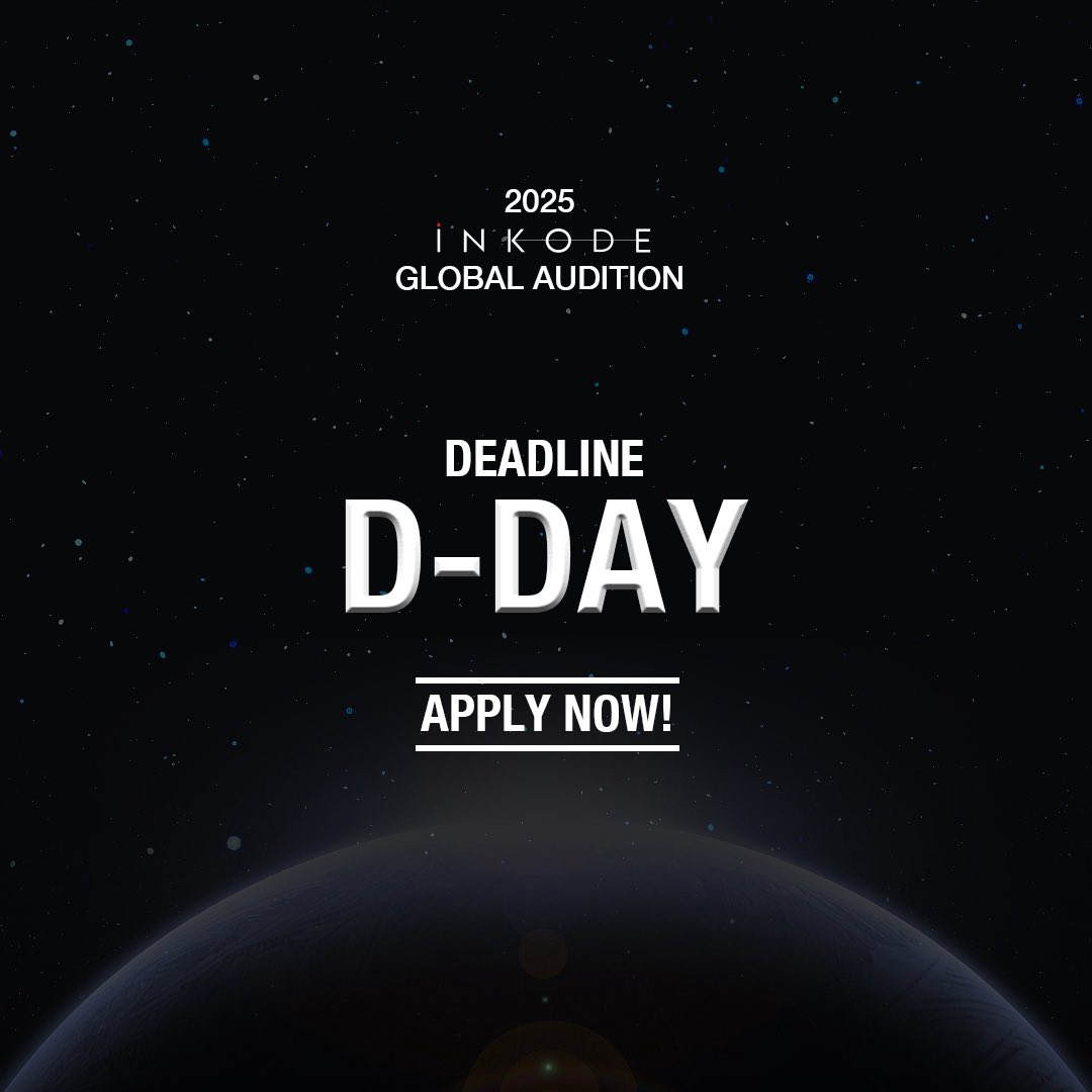 inkode_audition's tweet photo. 🖤2025 iNKODE GLOBAL AUDITION in NEW JERSEY🖤

📍2025년 4월 20일에 만나요!

🌟오디션 날짜: 2025.04.20 PM5:30 (EST)

🌎뉴저지 사전 접수기간 : 2025.04.04 AM 10(EST) 부터 2025.04.16 PM 8 (EST) 까지
🌎지원자격 : 2004년생 ~ 2016년생 국적/성별 무관
🌎지원방법 : https://t.co/yv5DxVN3hA 참고
🌎문의사항 : iNKODE 신인개발팀 공식 SNS (@inkode_audition) DM
🌎공지사항
- 1차 사전 접수 오디션 합격자에 한하여 2차 현장 온라인 오디션 내용 개별 공지 예정
- 주최 측의 사정에 따라 일정이 변동될 수 있음을 알려드립니다.
🌎1차 합격자 발표
- 2025.4.17(목) PM12 (EST)
(이메일로 합격자 안내가 발송되니 반드시 이메일을 확인해주세요.)
🌎2차 합격자 발표
- 2025.4.30(목) PM12 (EST)

🌎NOTICE:
이번 iNKODE GLOBAL AUDITION in NEW JERSEY 2차 오디션 진행은 ’온라인‘으로 진행 됩니다.

-

🖤2025 iNKODE GLOBAL AUDITION in NEW JERSEY🖤

📍See you on April 20, 2025!

🌟AUDITION DATE: 2025.04.20 5:30PM (EST)

🌎Pre-Application Period for NEW JERSEY : 2025.04.04 10AM (EST) ~ 2025.04.16 8PM (EST)
🌎Eligibility : Anyone who was born in 2004~2016
🌎How to apply : Please check iNKODE official Homepage (https://t.co/yv5DxVN3hA)
🌎Inquiry : iNKODE Artist Development Official SNS(@inkode_audition) DM
🌎Notice
- Once the 1st pre-registration is completed, selected applicants will receive the schedule and location for 2nd offline audition via email.
- We would like to inform you that the schedule may change depending on the circumstances of the organizer.
🌎1st Round Results Announcement
- April 17, 2025 (Thursday) at 12PM (EST)
(Notifications will be sent via email, so please make sure to check your inbox.)
🌎2nd Round Results Announcement
- April 30, 2025 (Wednesday) at 12PM (EST)

🌎NOTICE:
The second round of the iNKODE GLOBAL AUDITION in NEW JERSEY will be conducted online.

@inkodeofficial
#인코드 #iNKODE
#iNKODE신인개발팀 #신인개발팀
#글로벌오디션 #GLOBALAUDITION