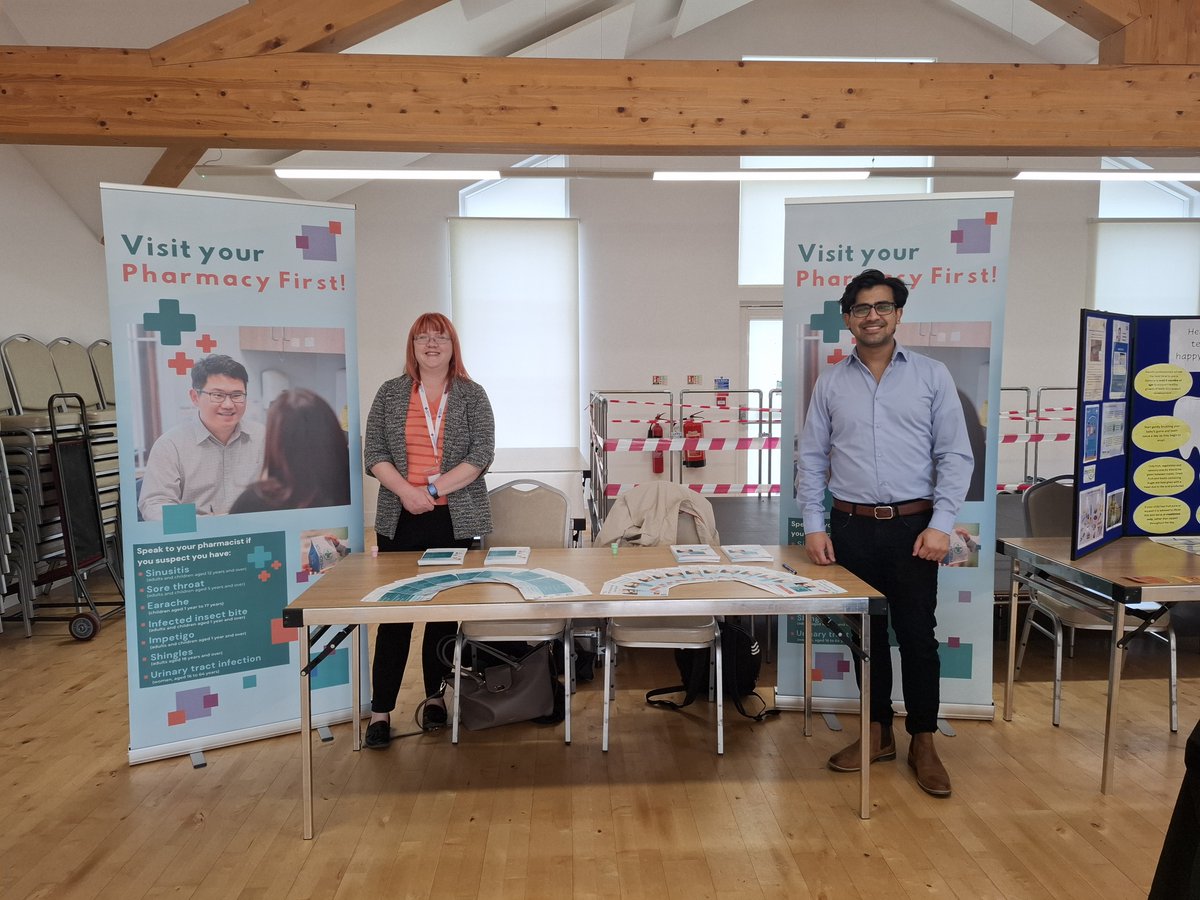 It was great to spend the morning speaking to families in Huntingdon about the services available in their local pharmacies. Karen was joined by Shahbaz, Trainee Pharmacist from Wellbeing Pharmacy.