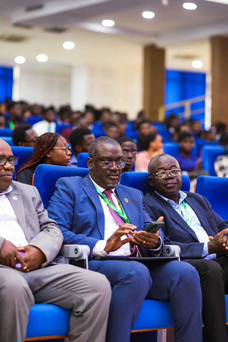 compengKNUST's tweet image. 📍TWEEK 2025 - “From breadboard to boardroom.”
TWEEK 2024 wasn’t just tech demos. It was a call to action.
Prof. Biritwum Nyarko says — don’t just build. Start up. Solve problems. Create jobs.
From classroom to company. Let’s go.
#TWEEK2025
#ComputerEngineering
#KNUST