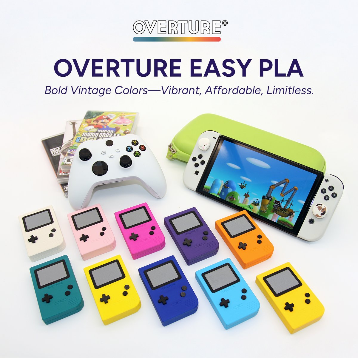 Introducing Our 10 New Easy Colors! 🎨 Repost and like this post, and we’ll randomly select 5 winners and each will receive 1 FREE spool of the new colors!

🏆 Winners will be announced on April 23rd.

👉 Check out the collection: ow.ly/Fv2H50VByIk

#Overture3D #3Dprinting