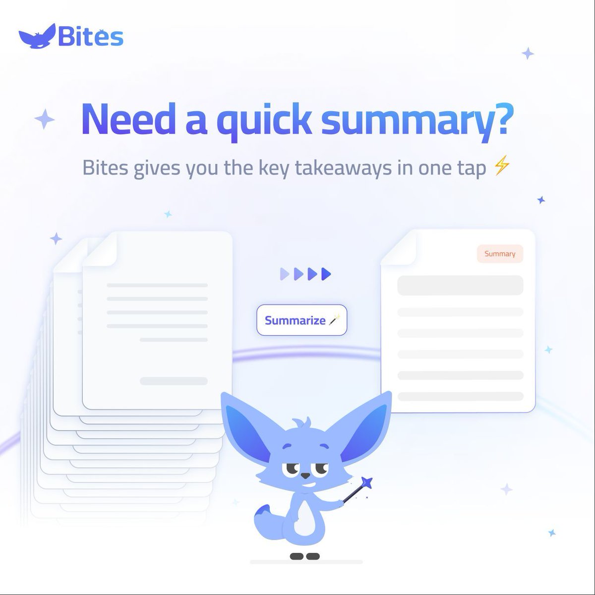 tryBites's tweet photo. Short on time? Get a fast summary! 🪄 https://t.co/lLnhD3hBbF