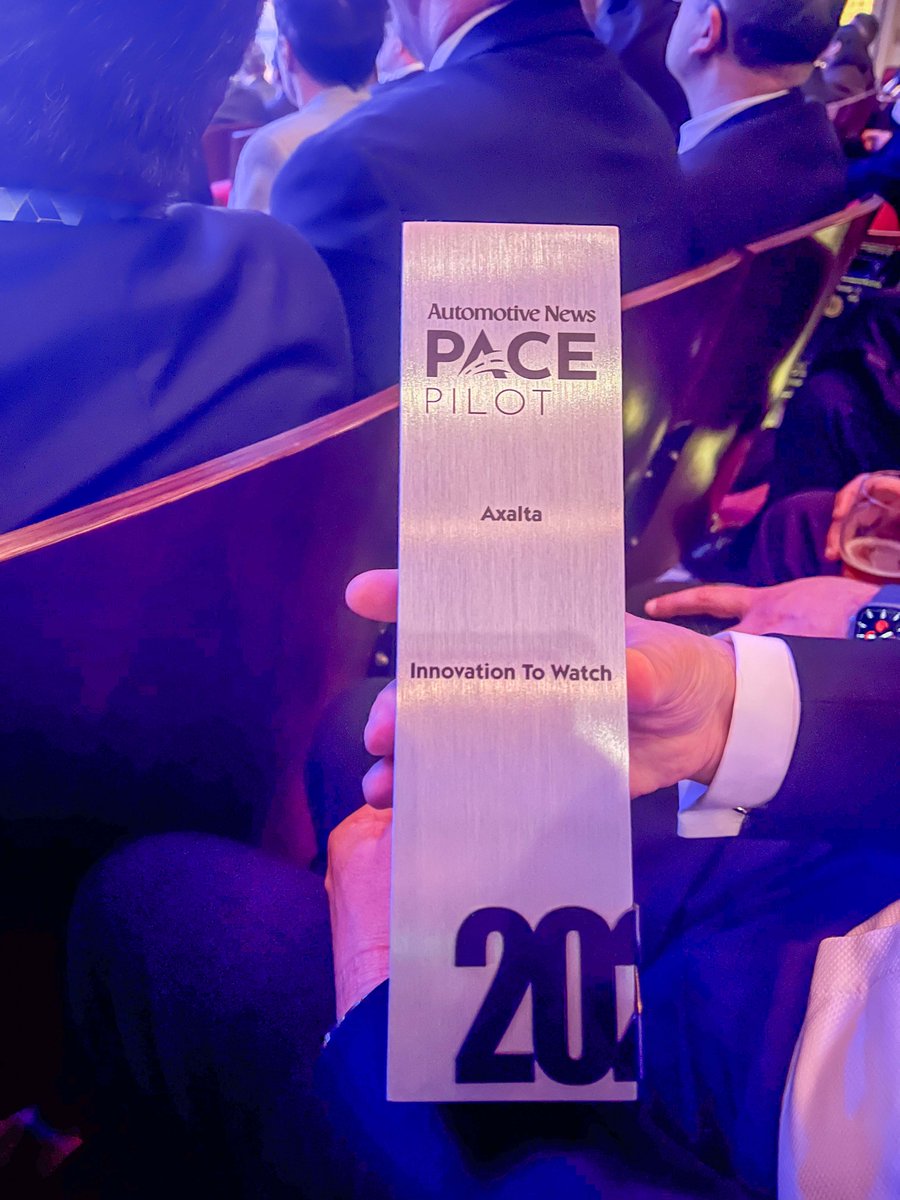Axalta (@axalta) on Twitter photo Exciting news from the <a href="/Automotive_News/">Automotive News</a> PACE Awards!
Axalta NextJet™ has been named a 2025 Automotive News PACE Pilot Innovation to Watch — recognizing breakthrough, pre-commercial innovations shaping the future of mobility.
Read more: bit.ly/4jtfI2K Exciting news from the <a href="/Automotive_News/">Automotive News</a> PACE Awards!
Axalta NextJet™ has been named a 2025 Automotive News PACE Pilot Innovation to Watch — recognizing breakthrough, pre-commercial innovations shaping the future of mobility.
Read more: bit.ly/4jtfI2K