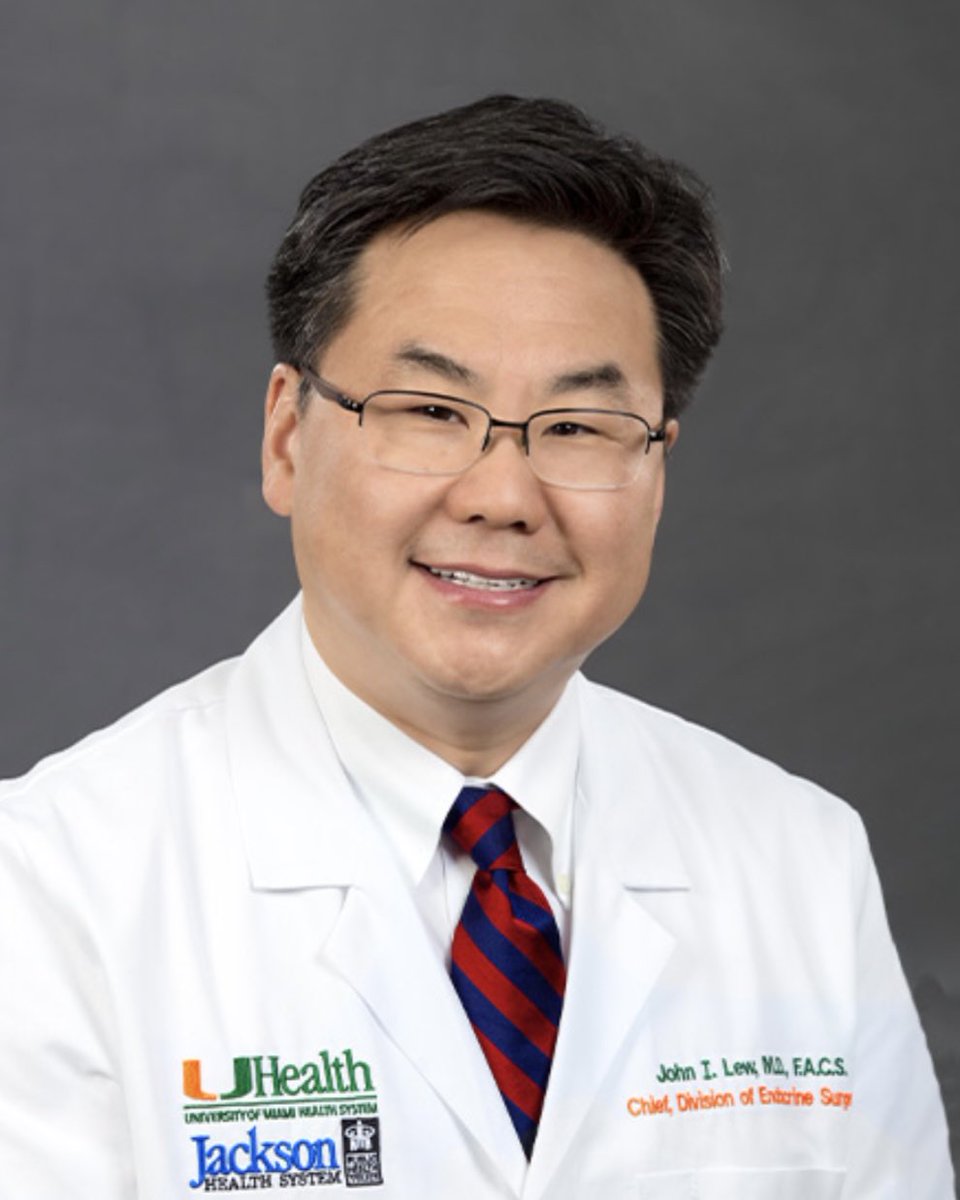 Endocrine Surgery at University of Miami & Jackson (@umendocrinesurg) on Twitter photo Congratulations Dr. John I. Lew, FACS on your new role as Chapter Secretary for <a href="/SoFloACS/">SFChapterACS</a>! 🎉 Dr. Lew is the Division Chief of Endocrine Surgery & Program Director for the Fellowship in Endocrine Surgery with decades of experience in mentorship, education, & service in surgery! Congratulations Dr. John I. Lew, FACS on your new role as Chapter Secretary for <a href="/SoFloACS/">SFChapterACS</a>! 🎉 Dr. Lew is the Division Chief of Endocrine Surgery & Program Director for the Fellowship in Endocrine Surgery with decades of experience in mentorship, education, & service in surgery!