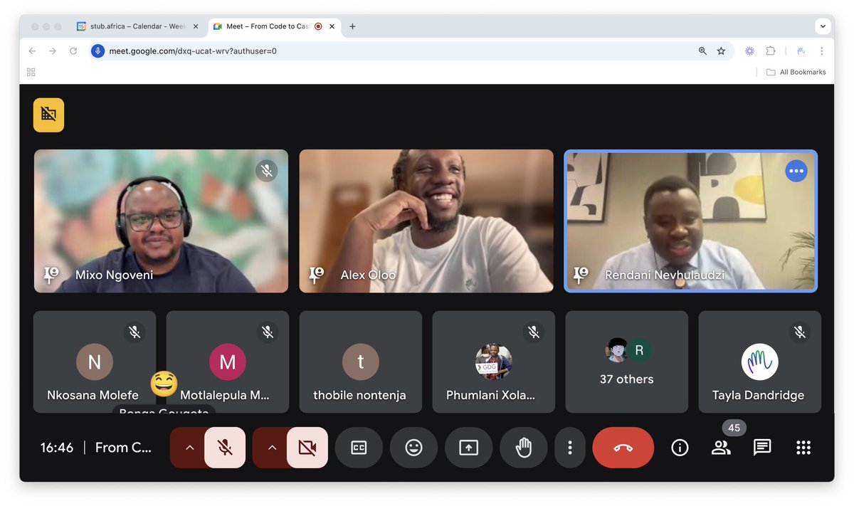Last night was all about the vibes. From undercutting pricing wars to value based pricing, we were there for it all. 

Thanks <a href="/alekcz/">Alexander Oloo</a> and Rendani for all the knowledge shared 🚀

<a href="/Geekulcha/">G E E K U L C H A 🇿🇦</a> and <a href="/4otune/">M I X O</a> - we love doing these things with you and look forward to many more 💻💸