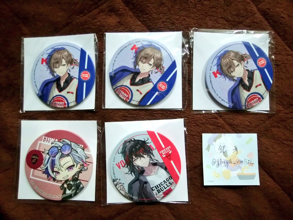 ginga_vmlisL's tweet photo. 【譲渡】NBA×NIJISANJI EN/にじさんじ 楽天コレクションくじ 第1弾 Eastern

D賞
譲）写真参照
求）定価+送料

郵送・手渡し可（大阪市内）
検索からお気軽にお声がけ下さい https://t.co/lwqVozmKZc
