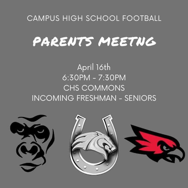 See you tonight!

(Location has changed to CHS Auditorium)