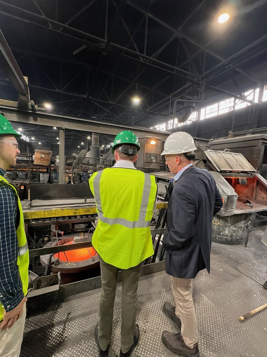 The Federal Metal Company, a 4th generation brass and bronze business, is a raw material supplier to the US Navy Foundry for the production of propellors and castings for naval ships and submarines.

I enjoyed learning about their operations in Northeast Ohio and meeting with
