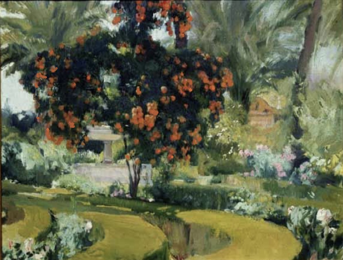 DAILY ART QUOTE!  

"My only ambition was to create an honest picture that would interpret nature as she really is, as she ought to be seen."  -Joaquin Sorolla (1863- 1923), Spanish Impressionist Painter  

"Garden of the Alcazar of Seville," Sorolla, 1918