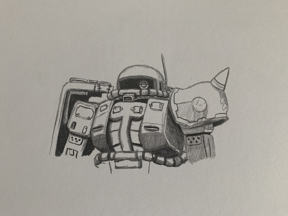 Springtrox's tweet photo. Here a Zaku II from mobile suit gundam 
Hope you enjoy it !

#gundam #Zaku https://t.co/lx2nRURLzu