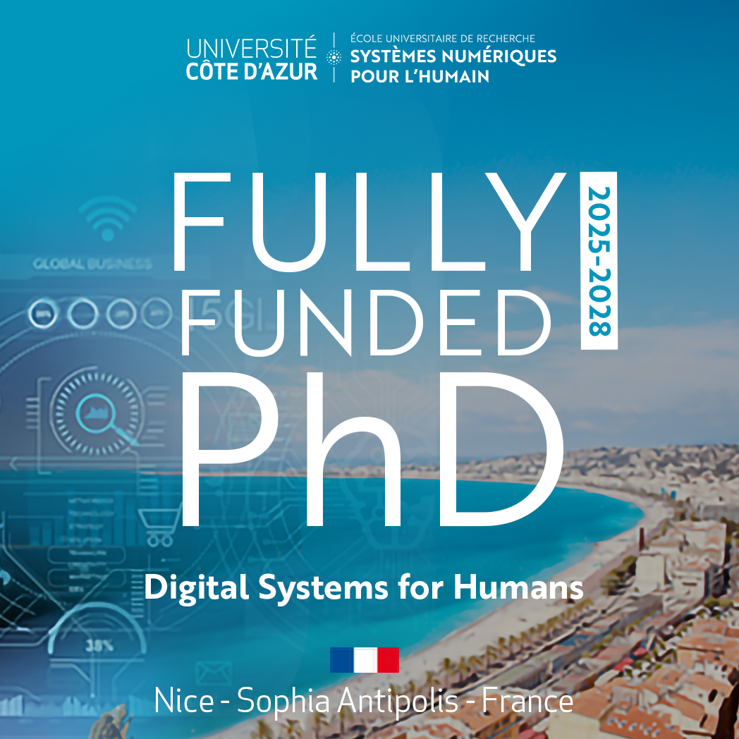 Check out this offer of 8 #PhD #research #grants for 2025 in #digital &amp; social sciences, digital and the environment, and applied quantum technologies from <a href="/eurds4h/">EUR Digital Systems for Humans</a> research institute of the <a href="/Univ_CotedAzur/">Université Côte d'Azur</a>!

🗓️ May 5, 2025: deadline

🔗Apply: ds4h.univ-cotedazur.eu

🇫🇷 #france