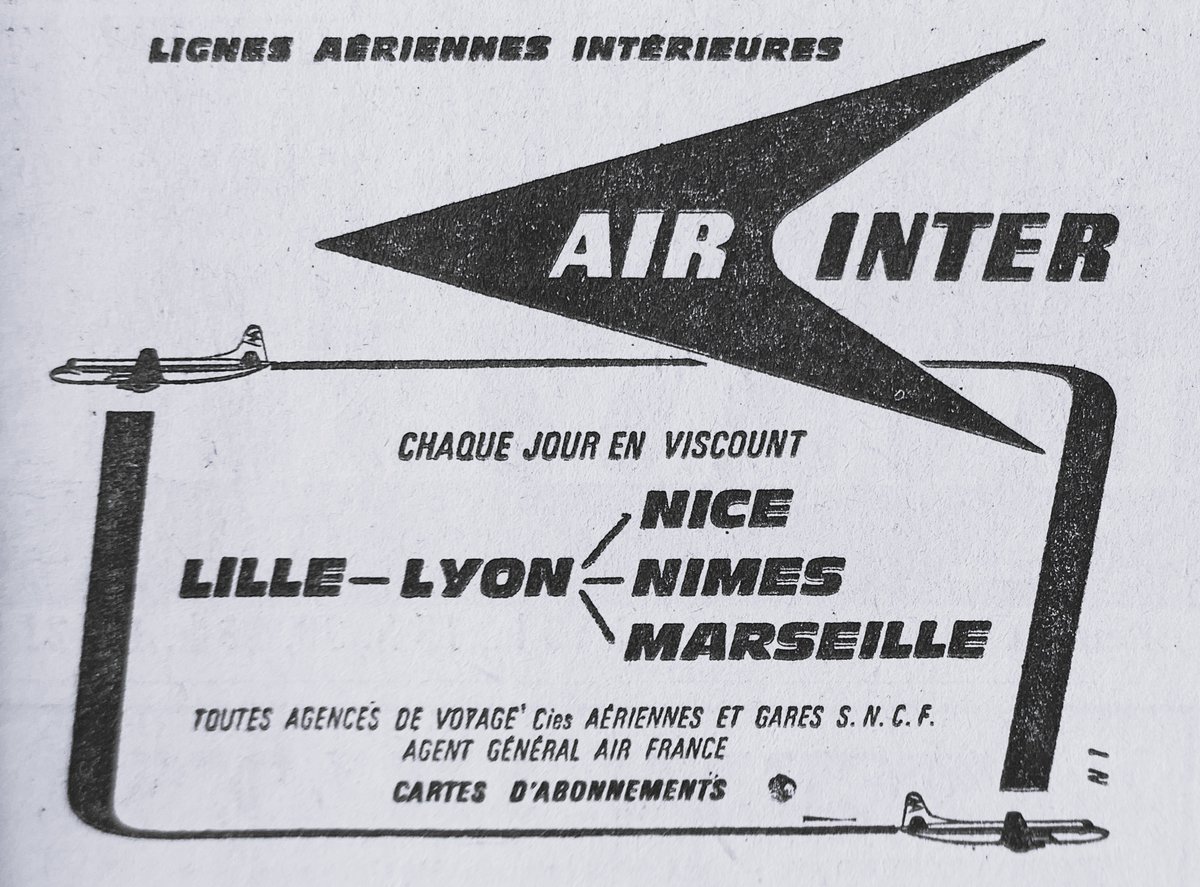 InnerMarker's tweet photo. Trafic de l'#Aéroport de #Lille pour l'année 1962
Passagers : 16 000
Nombre d'appareils commerciaux accueillis : 514
#AirInter #AirFrance #TransportAérien #Aviation
@Aeroport_Lille #airlines #AviationHistory
#Aéroport_Lille_depuis_1960 https://t.co/5kYkApQB44