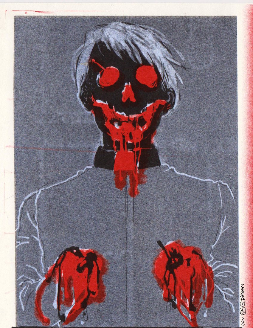 pikseart's tweet photo. Drew a ton of #faiththeunholytrinity fanart last autumn, will keep posting these riso experiments https://t.co/SblK6f3D5C