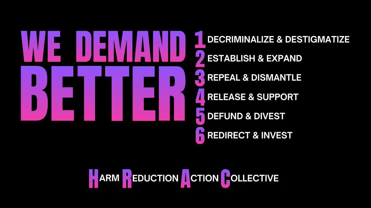 📢📣WE DEMAND BETTER📣📢

🗳️ A federal election is now upon us. We must #DemandBetter. We must #DemandJustice. As a non-partisan, independent grassroots collective of harm reductionists, organizers, activists &amp; advocates from across the country, we work to change unjust policies.